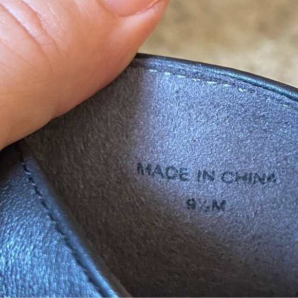 Banana Republic Ankle Boots Womens Black Leather Round Block Heel Retro, 9.5 - Picture 11 of 13